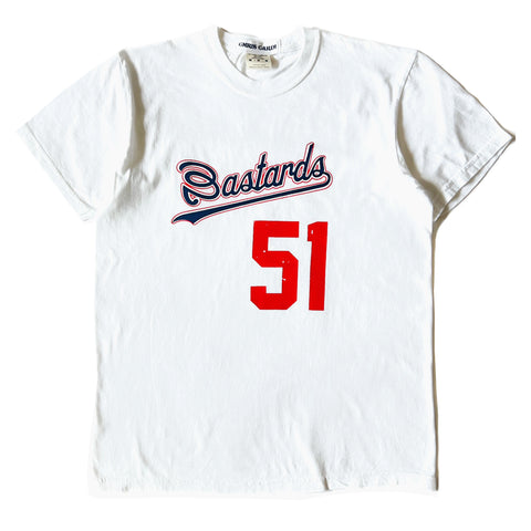 Bastards Baseball Team Tee (White)