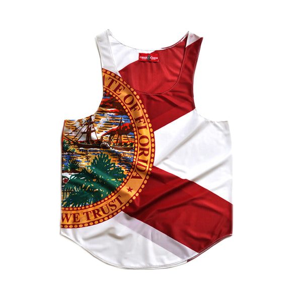 Florida "Sunshine State" Flag Tank Top - CHRiS CARDi House of Design