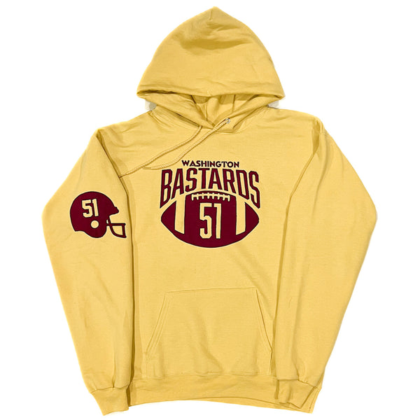 Bastards Coach’s Hoodie (Gold/Maroon)