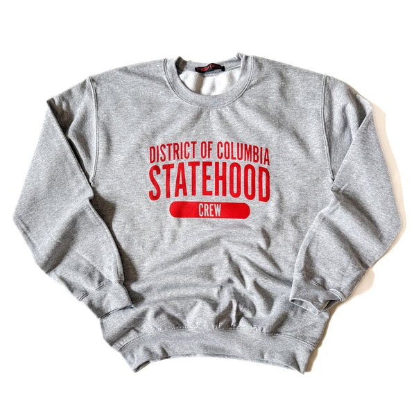 D.C. Statehood Crew Sweatshirt (Sport Gray)