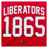 LIBERATORS 1865 VARSITY CROP TOP