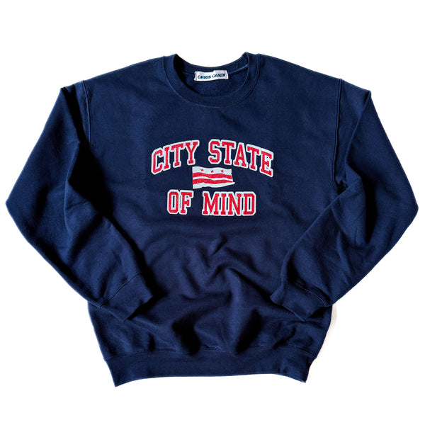City State of Mind (CSOM) Crewneck Sweatshirt • Navy