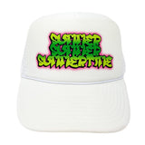 SUMMERTIME TRUCKER CAP (WHITE)