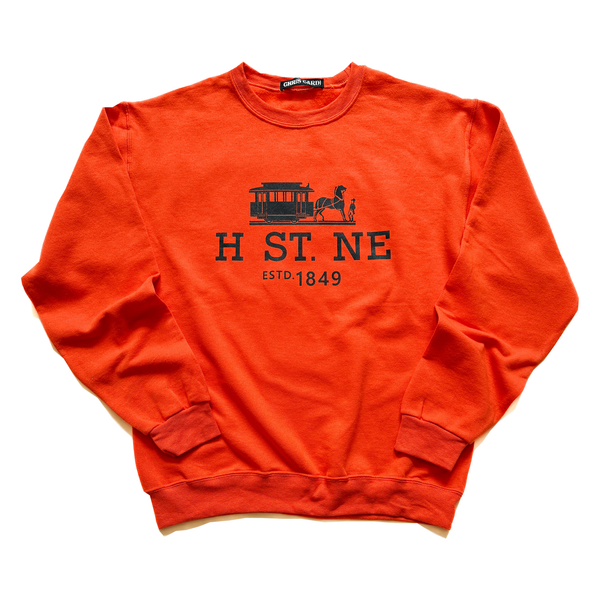 H Street Carriage Car Crewneck - CHRiS CARDi House of Design