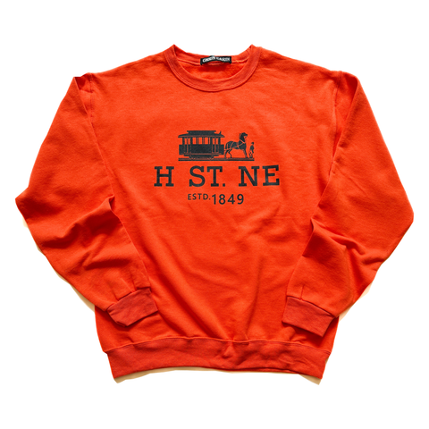 H Street Carriage Car Crewneck