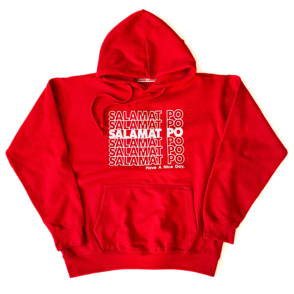 Salamat Po Takeout Hoodie (Red)