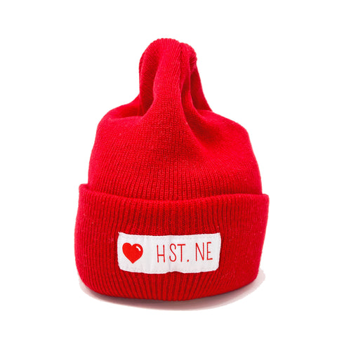 ❤️ H ST. NE Beanie (Red)