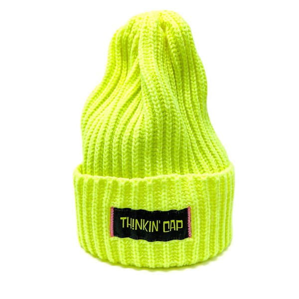 TH!NKIN CAP Beanie (Neon Lemon)
