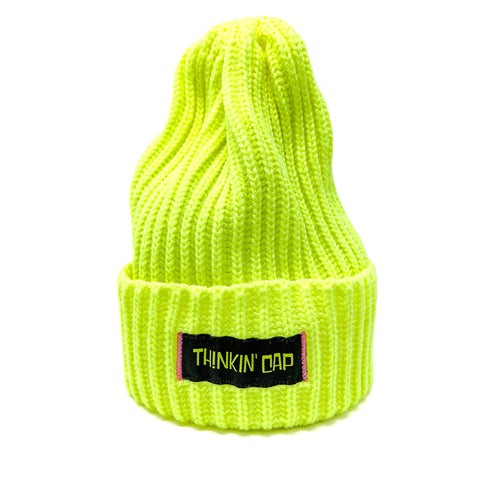 TH!NKIN CAP Beanie (Neon Lemon)